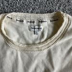 Cream Color Bear paw XL Short Sleeve Sweater Photo 2