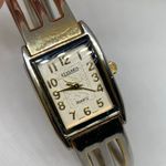 Kessaris vintage women watch 18mm cuff bangle bracelet gold tone quartz running Photo 1