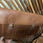 Cambridge Satchel Co Double Buckle Chestnut Brown Leather Crossbody Bag Project Photo 2