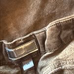 Kut From The Kloth NWT Meg Hi Rise Raw Hem Wide Leg Velvet Pants Brunette 14 Photo 7