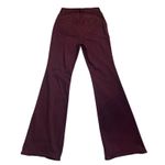 Old Navy Women's Burgundy High Rise Flare Jeans Secret Smooth Pockets Size 4 Photo 1