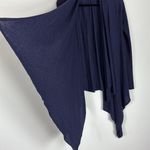 Lululemon Cashmere Bamboo Universal Wrap Cardigan Navy Blue Size 6 Photo 4