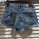 ZARA Denim Distressed Women Shorts Photo 1