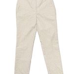 💙💖 Peserico Cream Houndstooth Handmade Pants Gold Size 4 Photo 0