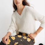 Madewell New With Tags  Arden V-Neck Crop Pullover Sz M Photo 0