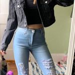 PacSun Crop Denim Jacket Photo 0