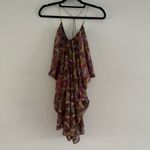 Apostrophe  Coverup Sheer Abstract Geometric Swim Summer Beach Lightweight Flowy Photo 3