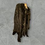 Alberto Makali ‎ Cardigan Sweater with Real Fur Trim Photo 3