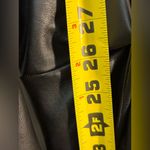 Loft  Women's Black Faux Leather Joggers Size Large. Casual, Y2K, Business Casual Photo 7