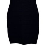 John + Jenn NWOT Revolve Sheer Short Sleeves Ribbed Bodycon Mini Dress SP Black Photo 7