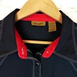 Wrangler NFR Western Shirt Women XL Black Snap Button Rodeo Vegas 2015 Cowgirl Photo 2