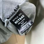 POL Top Womens Size Small Acid Wash Gray Lace Jersey Knit Tee Blouse Bohemian Photo 4