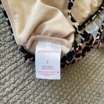 Xhilaration Black Tan Leopard Print Strappy Back Bikini Top Size Small Photo 2