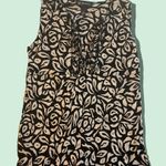 International concepts Black & Cream Sleeveless Top Photo 0