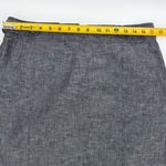 Banana Republic  Gray Linen-Blend Pencil Skirt Photo 9