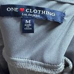 One Clothing  Gray And White Stripe Strapless‎ Dress Size Medium Photo 5