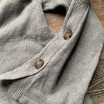 Jason Wu J By  Gray Sweater with Button Accents S Photo 2