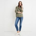 Madewell  Passage Desert Olive Military Utility Lightweight Jacket S Photo 6