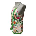 Soho NEW YORK & COMPANY Sleeveless tropical floral top size M Green Size M Photo 3