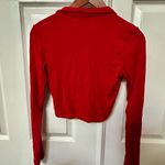 Ambiance red long sleeved sweater Photo 5