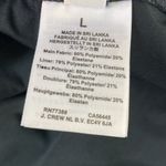 J.Crew Black V Neck Ruched 1 Piece Swim Bathing Suit L NEW Photo 7