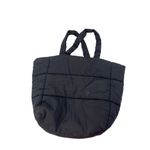 Primark  Black Quilted Tote Bag With Snap Closure & Inner Pockets 10t Photo 1