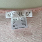 Venus  Rhinestone Trim Sweatshirt Cotton blend Dress w drawstring Sz M Photo 10