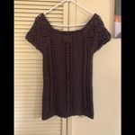 Old Navy 🍫Rich brown knitted cap sleeve top Photo 1