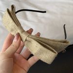 Japanese Muted Tan Brown Linen Y2K Cottagecore Accessories Headband Photo 0