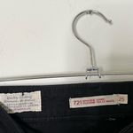 Levi's Levi’s 721 High Rise Skinny Ripped Jeans Black Women’s Size 25x30 Distressed Photo 12