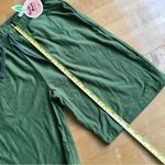 Peachy Mama High Rise Baggy Shorts, Elastic, Drawstring Waist, Green, Size S Green Photo 10