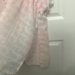 Juicy Couture NWOT  Logo Pastel Pink Sheer Flowy Silky Kimono Beach Coverup Photo 6