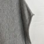 Joan Vass  Studio Size M Tunic Sweater Cashmere Blend Cowl Neck Sleeveless Gray Photo 4