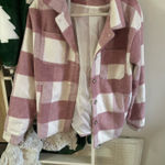 Pink Lily  Flannel Plaid Shacket Photo 0