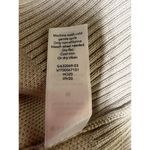 Athleta Jacquard Crew Sweater Frosted Floral Cream Merino Wool Size Medium Photo 6