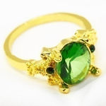 Emerald Gem Ring Green Photo 0