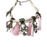 BaubleBar 19"  Necklace Bib Collar Choker Fairy Tassels Rhinestones Boho Feminine Photo 2