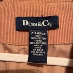 Denim & Co | Tan Corduroy Suit Jacket Size X-Large XL Photo 2