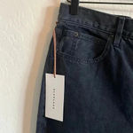 SLVRLAKE Black Distressed London Jeans in Shadow Ridge High Rise Straight 29 Black Size 31 Photo 2