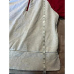 Nike  Quarter Zip Pullover Sweatshirt Size Medium Gray Pink Just Do It Athlesiure Photo 5