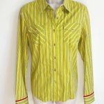 Jones New York  signature stretch lime green button down long sleeve shirt Photo 0