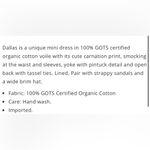 Cleobella  Dallas Mini Dress in Carnation Print Size Medium. NWT Photo 9