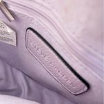 Steve Madden Lavender Faux Leather Circle Crossbody Bag Purse Chic Pastel Photo 4