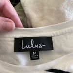 Lulus Lulu’s striped tee shirt dress M 95% cotton Photo 5