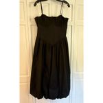 Future Collective NWT black corset bubble hem tank midi dress size M Size M Photo 3