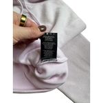 UGG  Fleece Cropped Hoodie Pink Pullover Kangaroo Pocket Drawstring Size M Photo 6