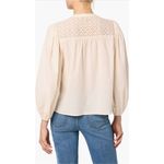 joe's jeans Joes Embroidered Eyelet Long Sleeve Button-up Top-NWT Photo 1