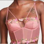 Victoria's Secret  Embroidered Unlined Strappy Corset
Top Dusty Rose XS Photo 0