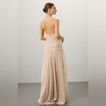 PatBO Lurex Draped Maxi Dress Gold US 4 Photo 1