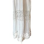 Soft Surroundings  Maxi Dress White Cotton Lace Boho Romantic Womens Size Small Photo 8